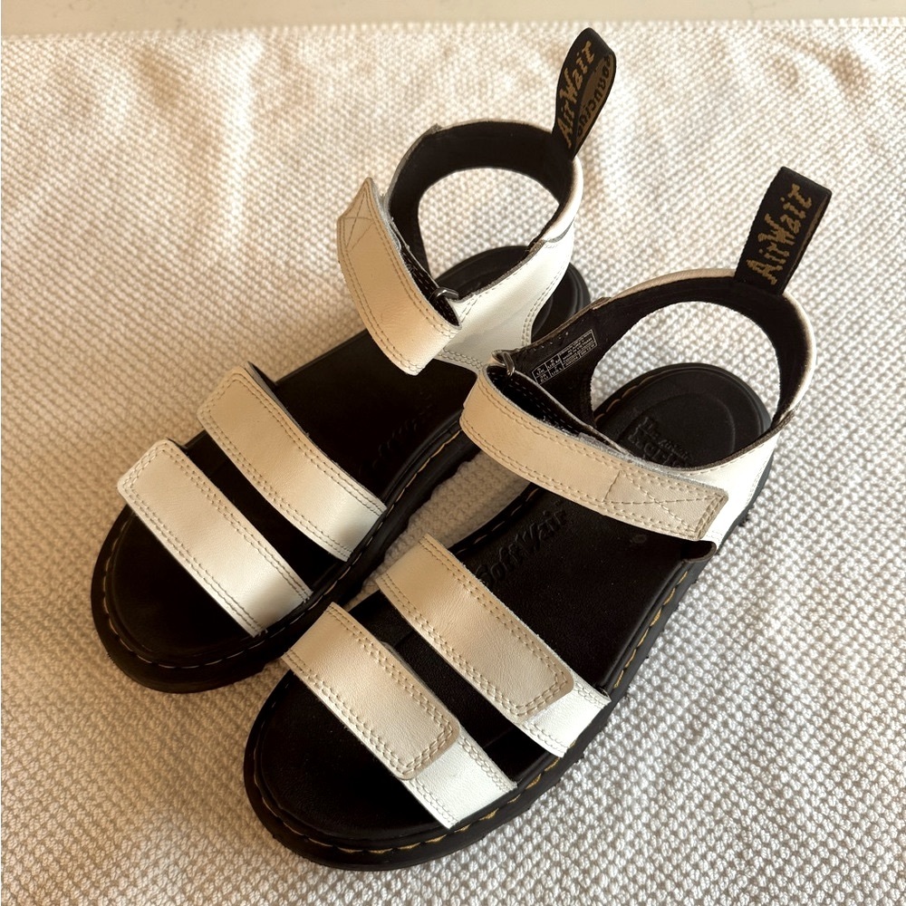 Dr. Martens Klaire White Sandals